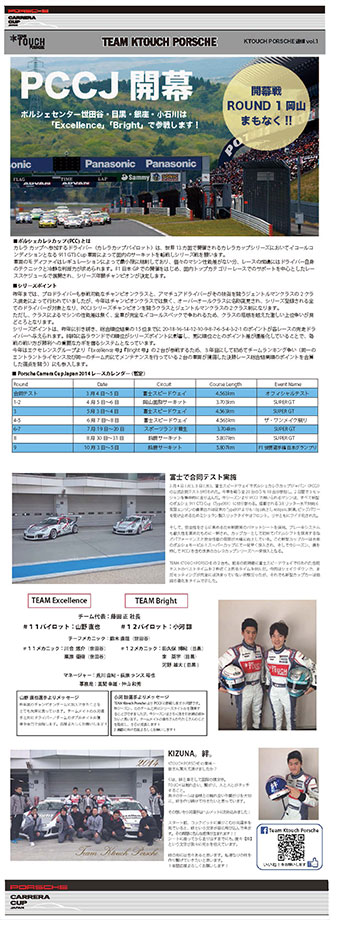 PCCJ 2014 合同テスト in 富士スピードウェイ